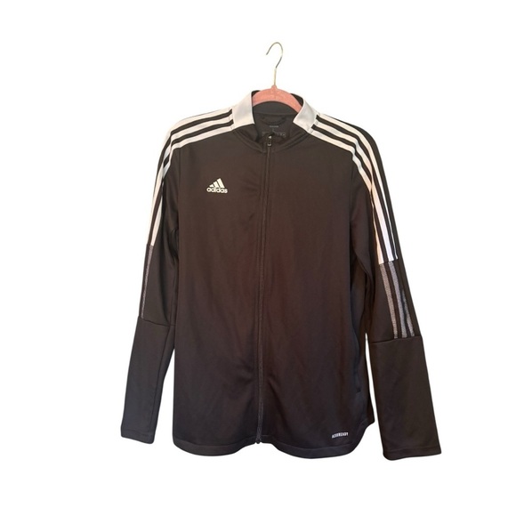 Adidas Black Performance Jacket Size Large (L) - Picture 1 of 6